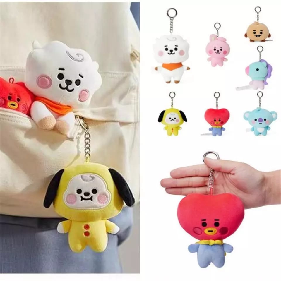 Plush bag charm bt21 best sale