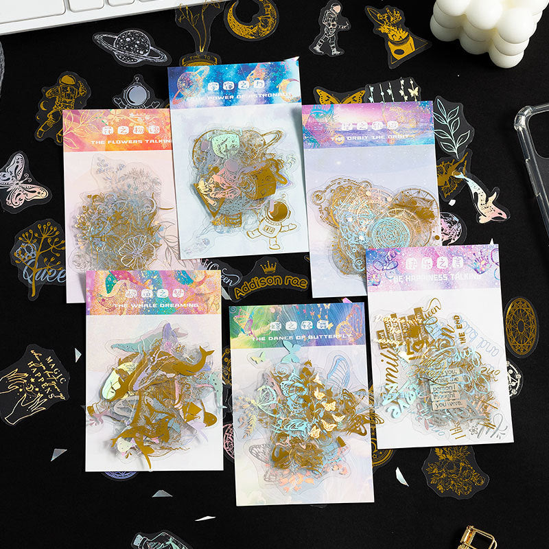 Butterfly Light Dance Sticker Series