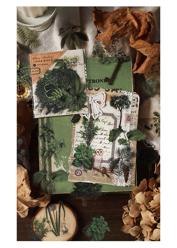 Mountain and Sea Picture Book Sticker Pack – thepaperworm